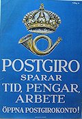 Postgiro 1926 poster Find more: Advertising