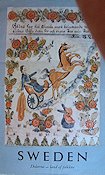 Sweden Dalarna Land of folklore 1959 poster Find more: Advertising