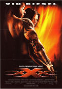 XXX 2002 movie poster Vin Diesel Asia Argento Marton Csokas Rob Cohen