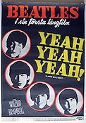 Yeah Yeah Yeah! 1964 poster Beatles John Lennon Paul McCartney Richard Lester Rock och pop Musikaler