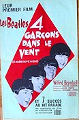 A Hard Day´s Night 1964 movie poster Beatles John Lennon Paul McCartney Richard Lester Rock and pop