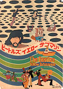 Yellow Submarine 1968 movie poster Beatles Paul McCartney George Harrison George Dunning Ships and navy Rock and pop Animation