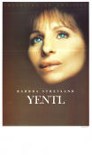 Yentl 1983 movie poster Amy Irving Mandy Patinkin Barbra Streisand Religion Musicals