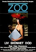 Z00 1985 movie poster Andrea Ferreol Peter Greenaway