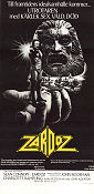 Zardoz 1974 movie poster Sean Connery Charlotte Rampling Sara Kestelman John Alderton John Boorman