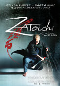 Zatoichi 2004 poster Tadanobu Asano Takeshi Kitano Filmen från: Japan Kampsport Asien