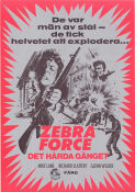 The Zebra Force 1976 movie poster Mike Lane Richard X Slattery Glenn Wilder Joe Tornatore