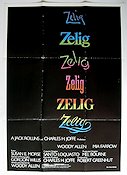 Zelig 1983 movie poster Mia Farrow Woody Allen