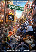 Zootropolis 2016 poster Ginnifer Goodwin Byron Howard Animerat