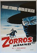 Zorros hämnd 1950 poster Frank Latimore